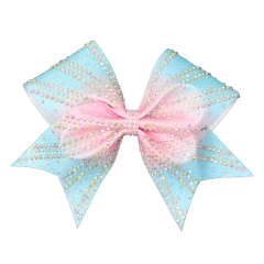 Cheer Bow Edge Rhinestone Transfers Template For Diy Rhinestone Cheerbow Craft Making Supply