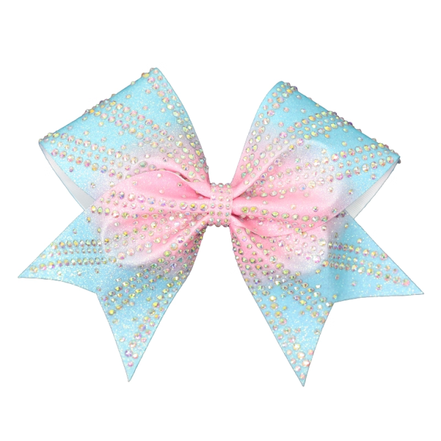 Cheer Bow Edge Rhinestone Transfers Template For Diy Rhinestone Cheerbow Craft Making Supply