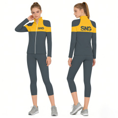 Custom Cheerleading Uniform Warmup Apparel Durable Construction For Junior Senior Cheer Team All Season Daily Use