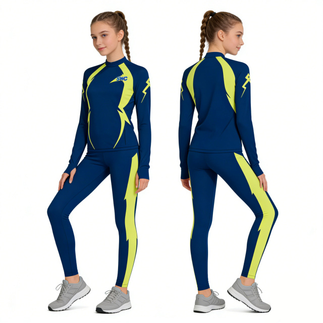 Athletic Cheer Warm Up Suits Moisture Wicking Functional Fabric For Professional Cheer Squads Daily Exercise Activities