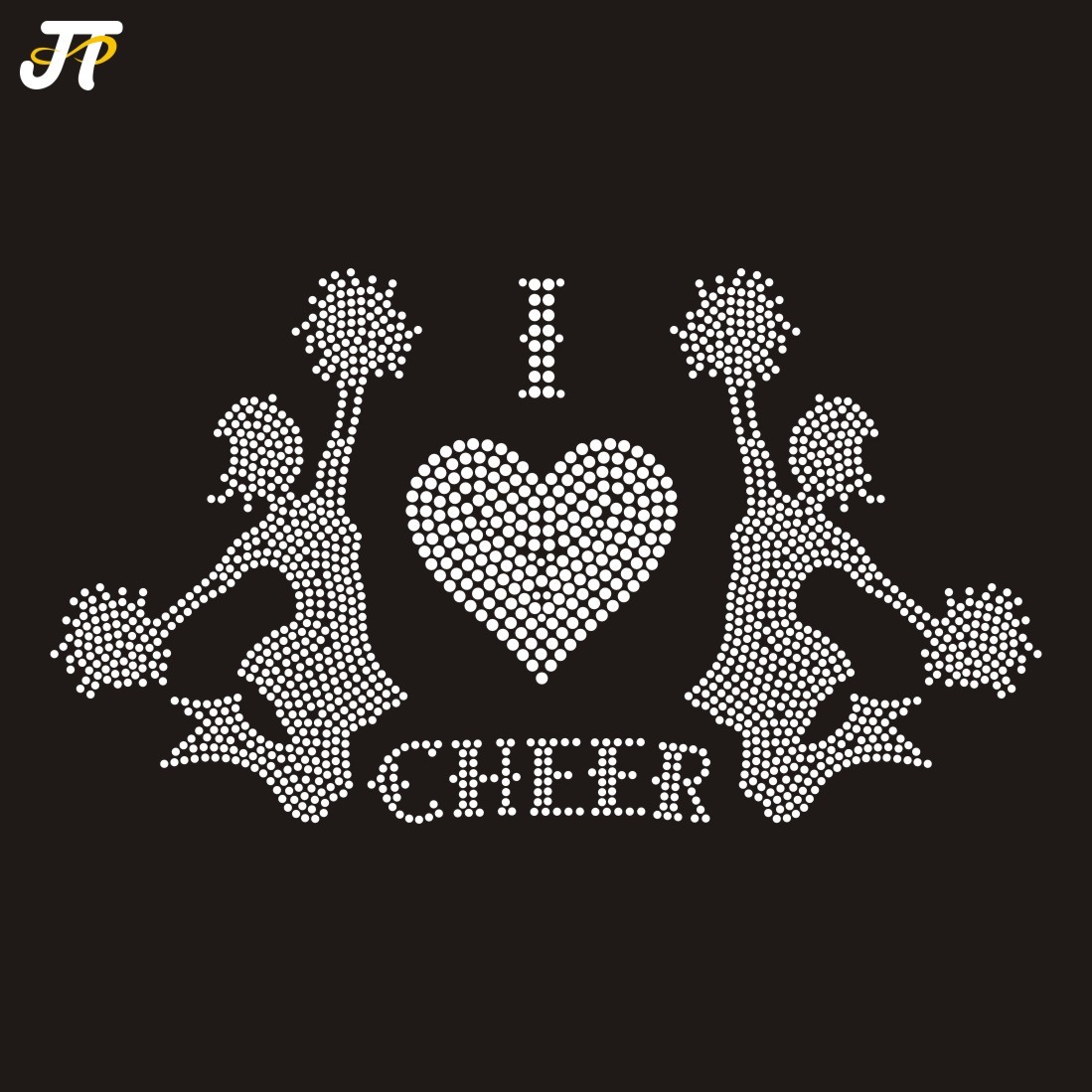 Wholesale Custom Rhinestone Transfers Bulk Crystal Glass Material Heat Press Applique Patches For Garment Factory Bulk Production