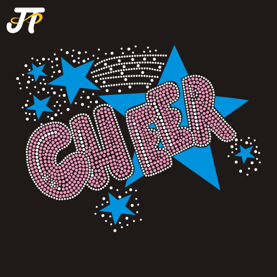 Wholesale Custom Rhinestone Transfers Bulk Crystal Glass Material Heat Press Applique Patches For Garment Factory Bulk Production