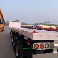 3 Axle Flatbed Semi-Trailer