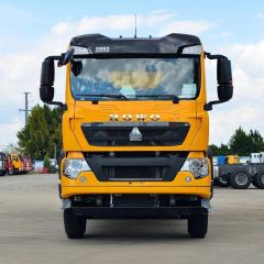 China National Heavy Duty Truck Group's flagship SINOTRUK HOWO TX 6×4 371 horsepower second‑hand reconditioned dump truck (yellow color)