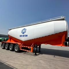 45CBM 4-Axle Bulk Cement Tanker Semi-Trailer with Air Compressor