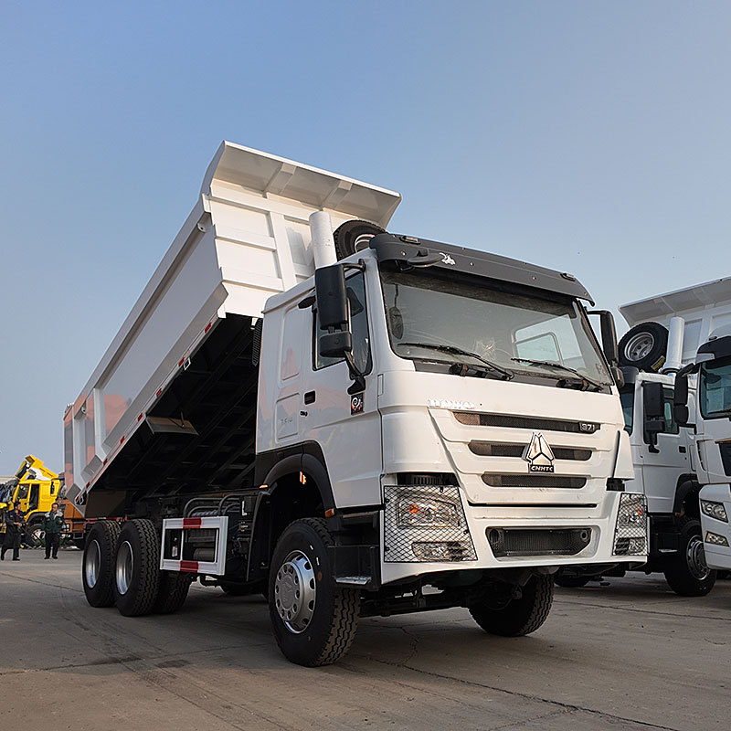 Used Howo 6×4 U-shaped Bucket Dump Truck 371HP