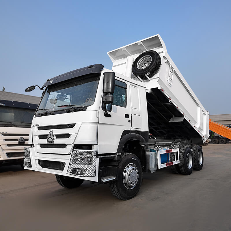 Used Howo 6×4 U-shaped Bucket Dump Truck 371HP