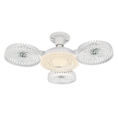 Drone with three covered diamond-shaped heads