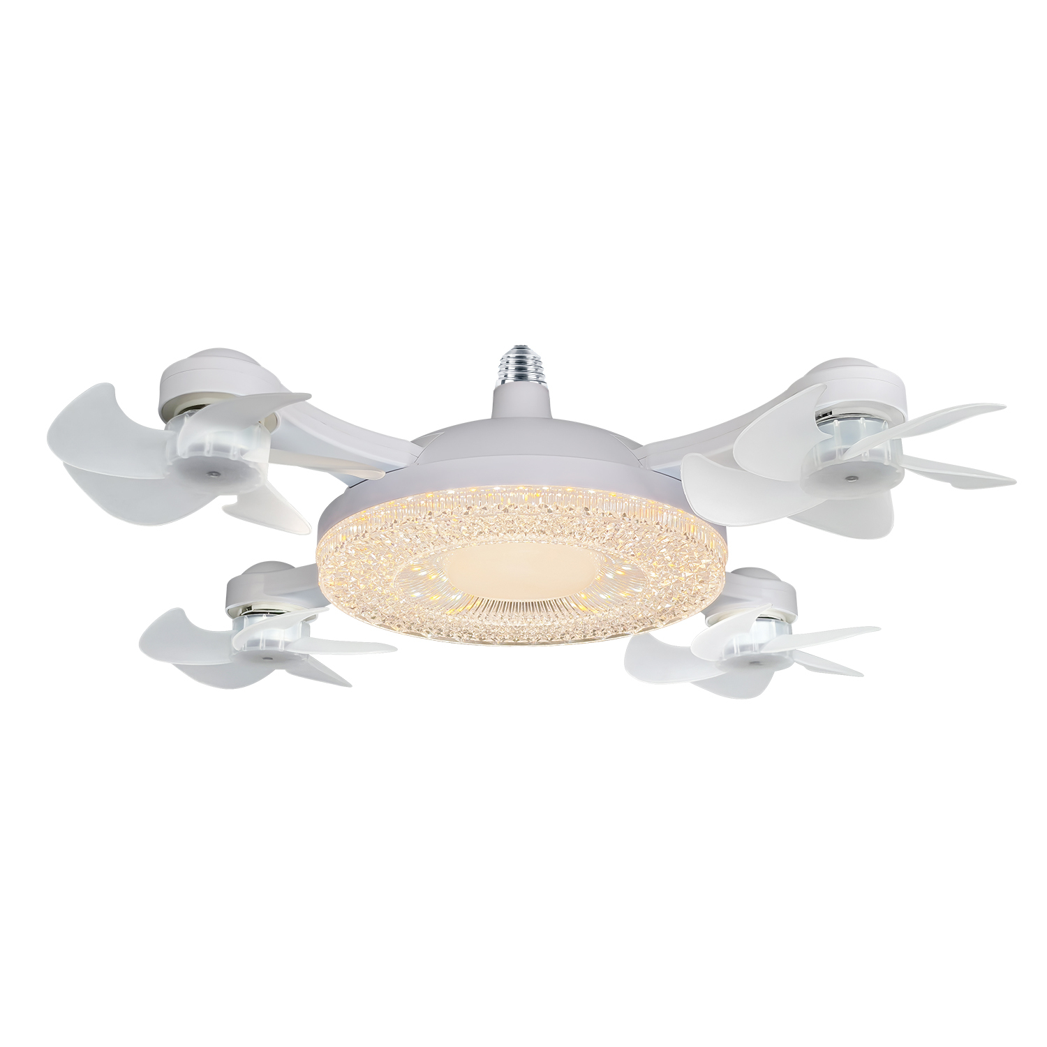 Drone with four diamond-shaped heads