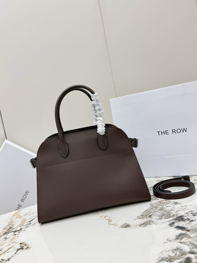THE ROW Soft Margaux ベッカム型手提公文バッグ（ブラウン）コピー通勤用バッグ