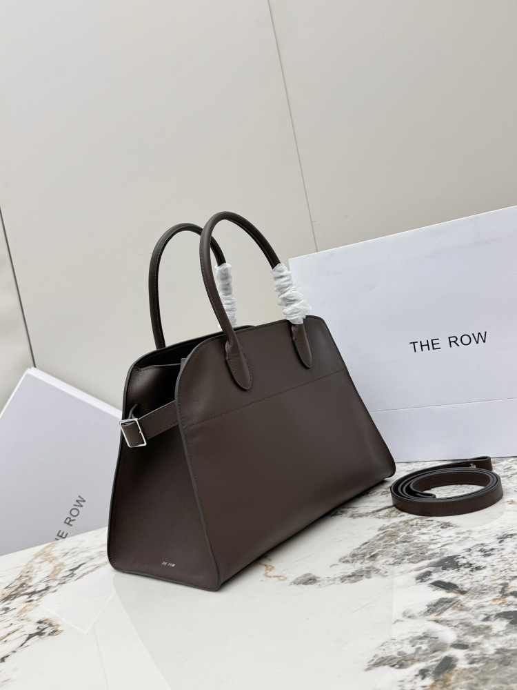 THE ROW Soft Margaux ベッカム型手提公文バッグ（ブラウン）コピー通勤用バッグ