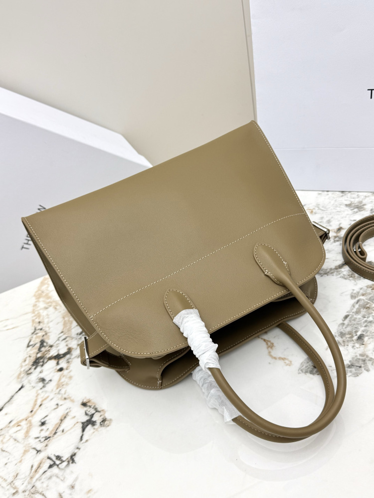 THE ROW Soft Margaux ベッカム型手提公文バッグ（ベージュ）コピー通勤用バッグ