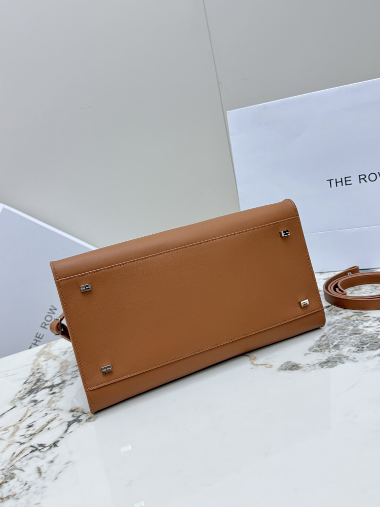 THE ROW Soft Margaux ベッカム型手提公文バッグ（オレンジ）コピー通勤用バッグ