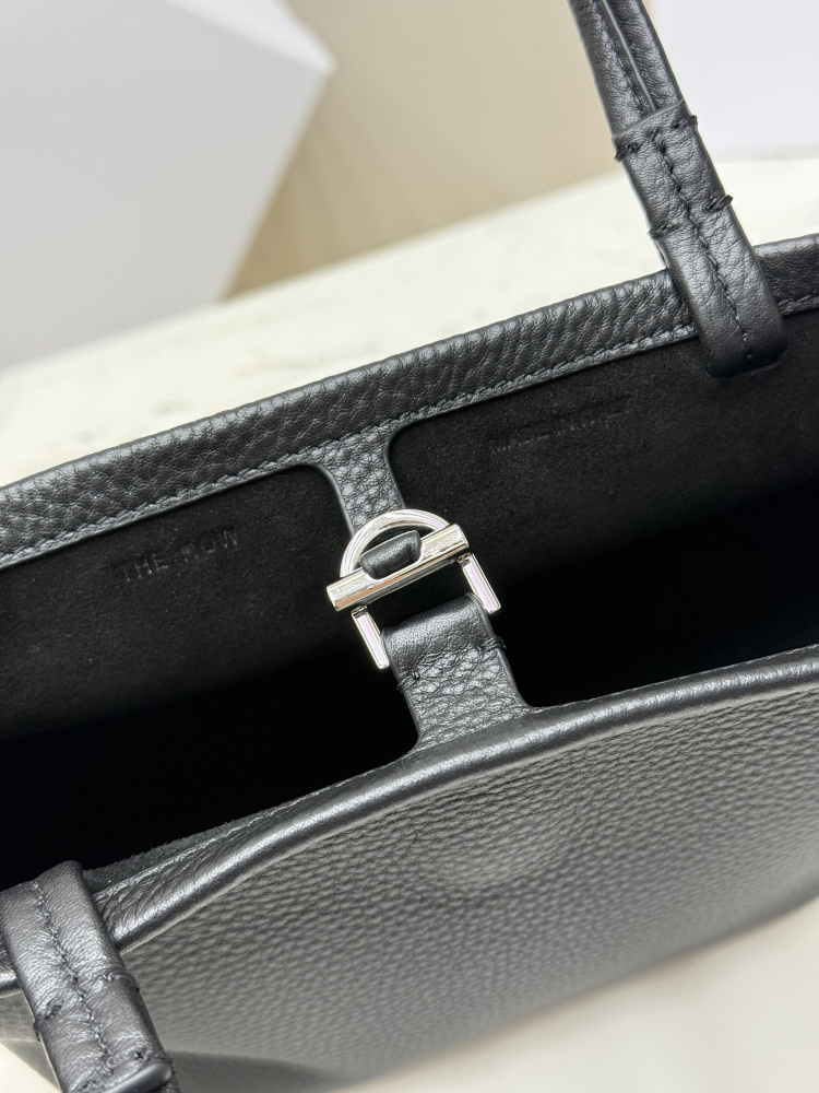 THE ROW Park Tote Small トートバッグ（ブラック）19x17x9cm 通勤用コピー品