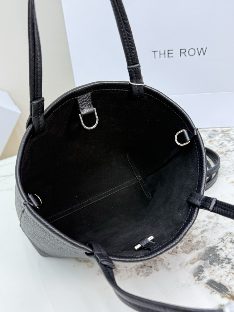 THE ROW Park Tote Small トートバッグ（ブラック）19x17x9cm 通勤用コピー品