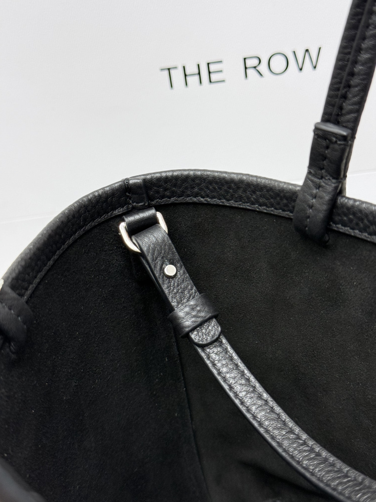 THE ROW Park Tote Small トートバッグ（ブラック）19x17x9cm 通勤用コピー品