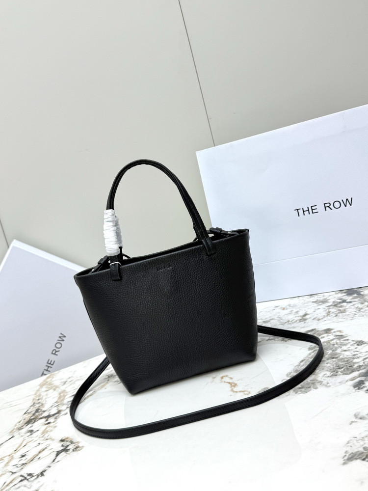 THE ROW Park Tote Small トートバッグ（ブラック）19x17x9cm 通勤用コピー品