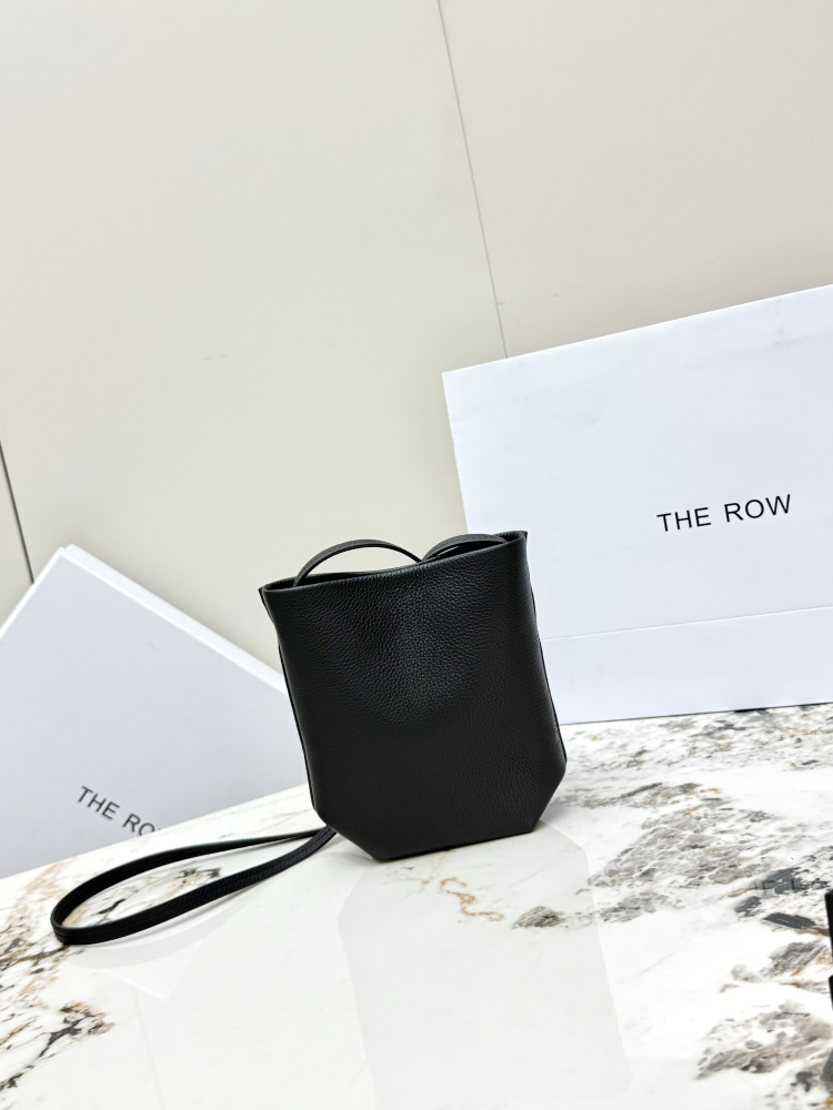 THE ROW Small North South 迷你水桶バッグ（ブラック）コピー品