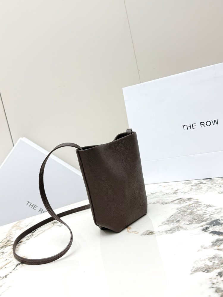 THE ROW Small North South 迷你水桶バッグ（ブラウン）コピー品