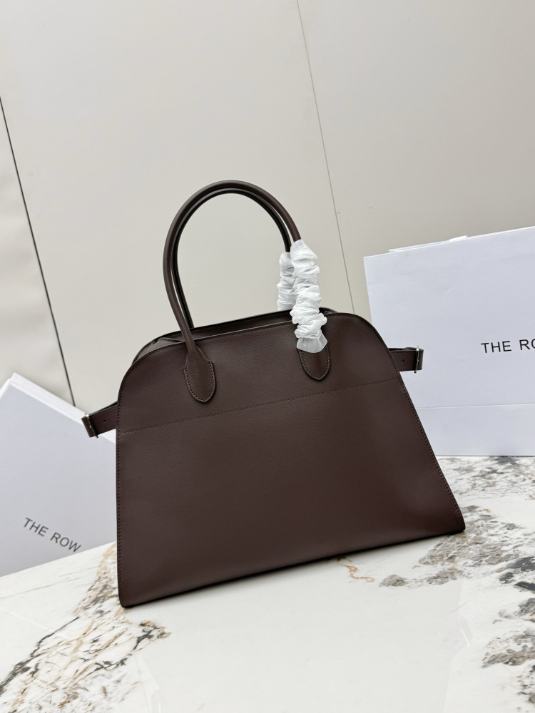 THE ROW Soft Margaux 15 中型ベ shell 手提公文バッグ（ブラウン）コピー品