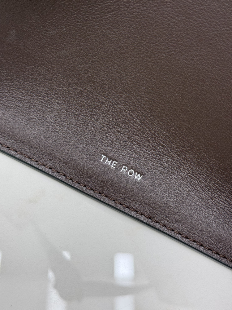 THE ROW Soft Margaux 15 中型ベ shell 手提公文バッグ（ブラウン）コピー品