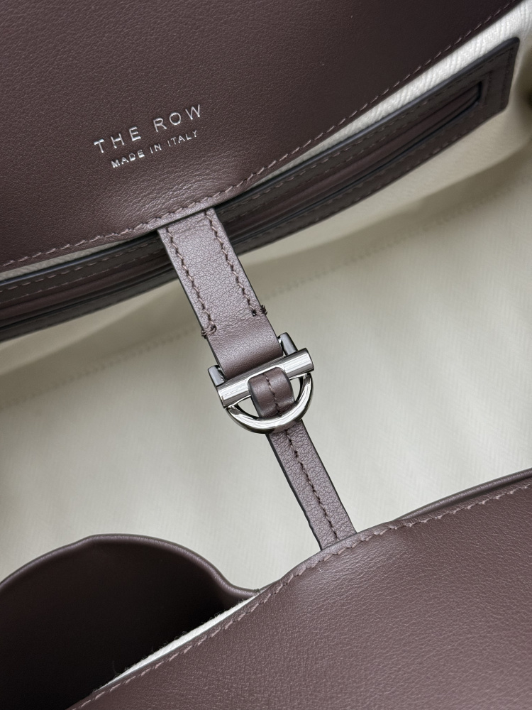THE ROW Soft Margaux 15 中型ベ shell 手提公文バッグ（ブラウン）コピー品