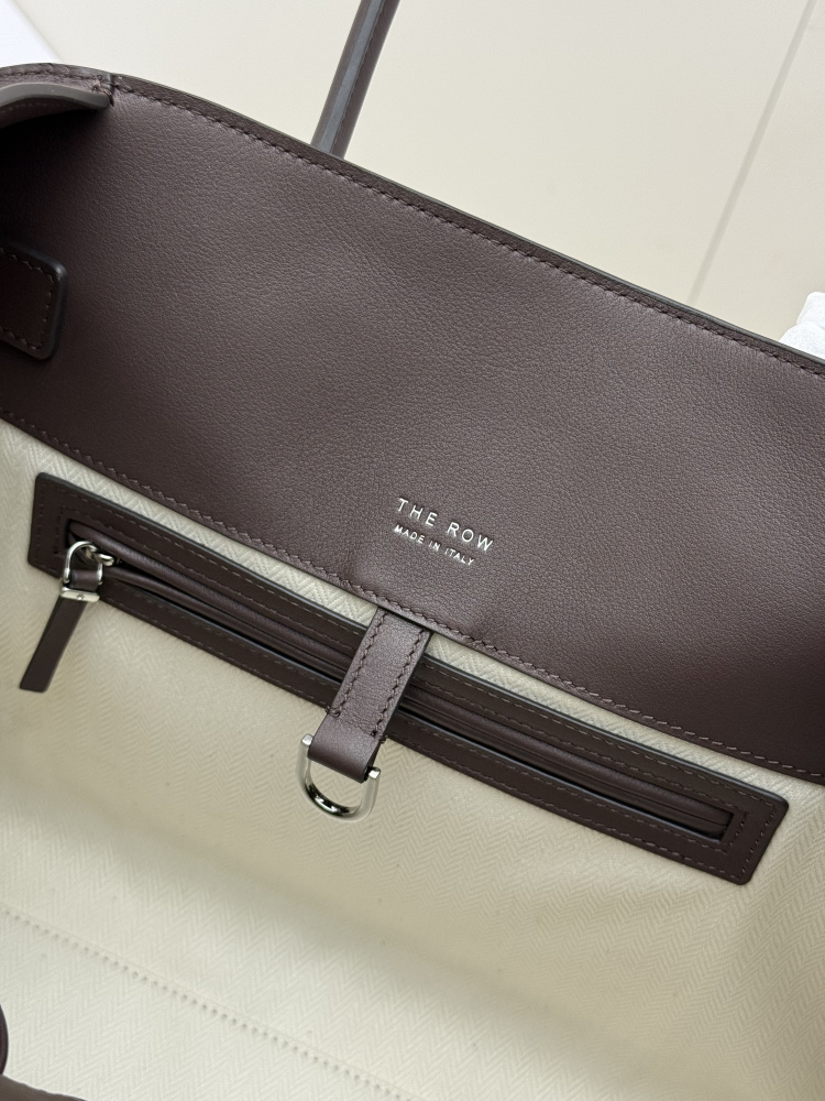 THE ROW Soft Margaux 15 中型ベ shell 手提公文バッグ（ブラウン）コピー品
