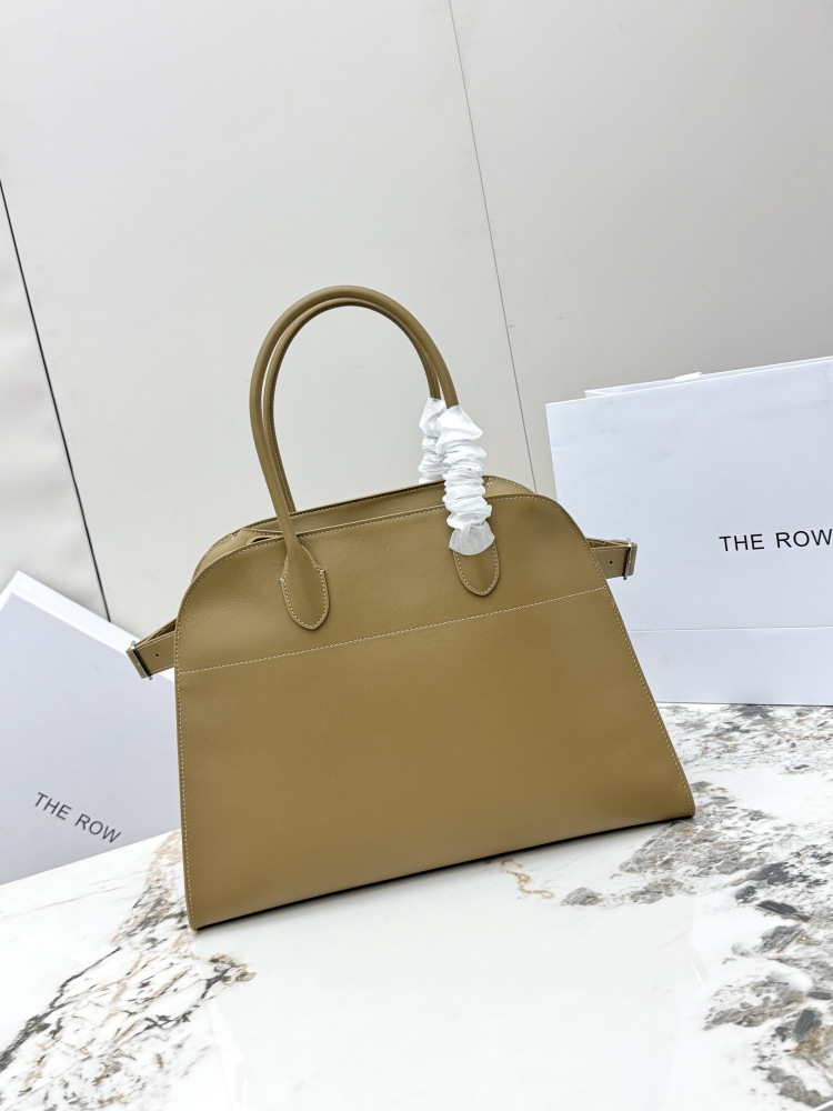 THE ROW Soft Margaux 15 中型ベ shell 手提公文バッグ（カーキ）コピー品