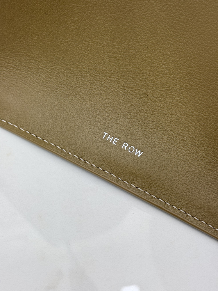 THE ROW Soft Margaux 15 中型ベ shell 手提公文バッグ（カーキ）コピー品