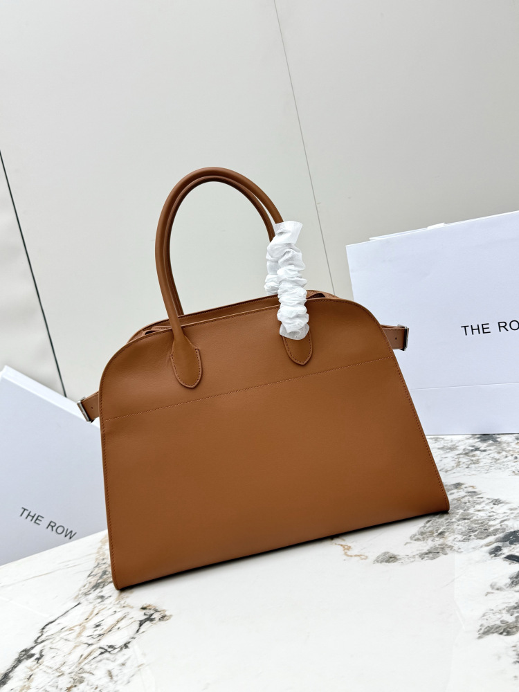 THE ROW Soft Margaux 15 中型ベ shell 手提公文バッグ（オレンジ）コピー品