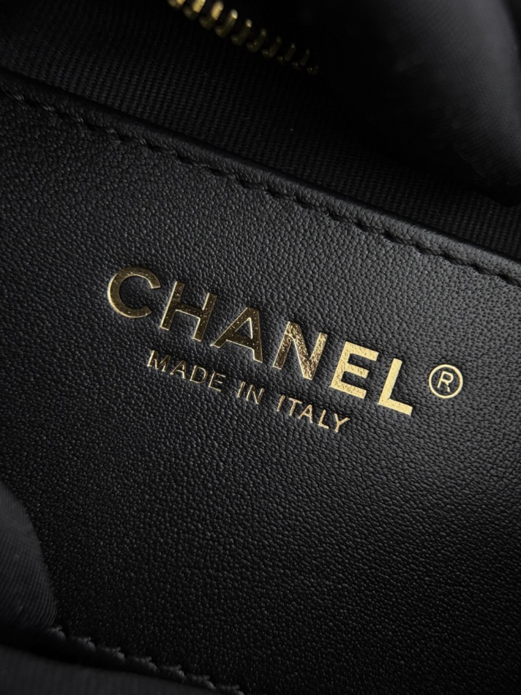 CHANEL 25K シルクヴェルヴェットナイロン ミニボウバッグ コピー品