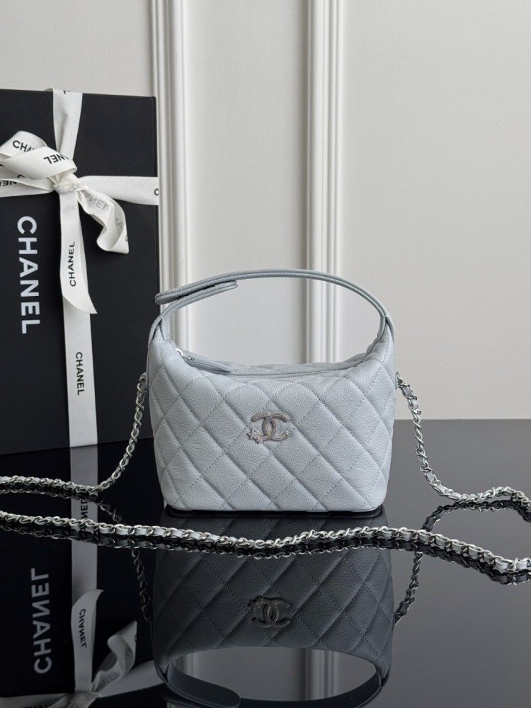 CHANEL（シャネル）25B スター型ランチボックスバッグ グレーブルー コピー品