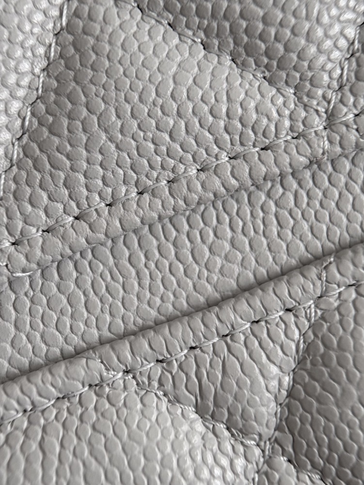 CHANEL（シャネル）25B コメットシリーズ 長方形コスメポーチ ホワイト リザードレザー コピー品