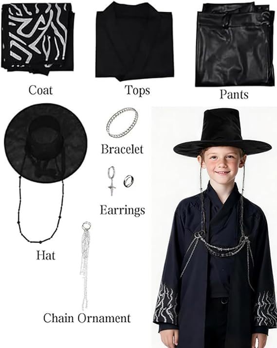 Saja Costume for Kids – Halloween Cosplay Outfit for Children