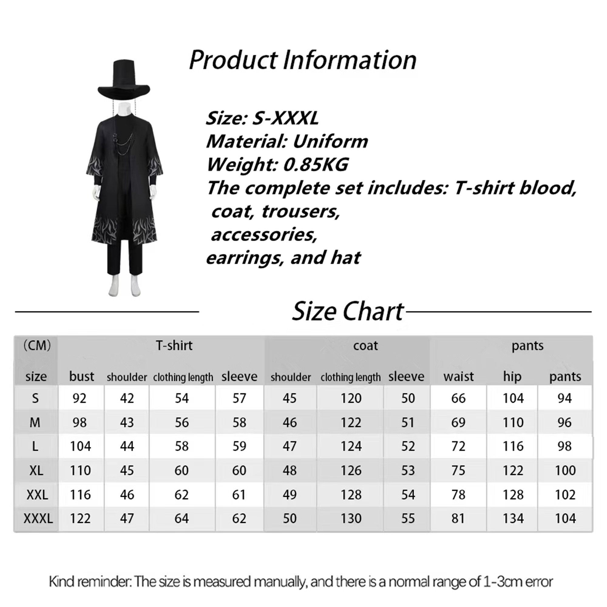 Saja Costume – Halloween Party Costume for Fans & Cosplay