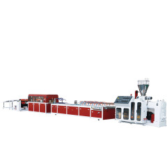 JWELL PVC Wood-Plastic Quick Assembling Board Extrusion Line