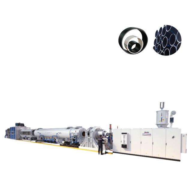 HDPE Water Supply Pipe/Gas Pipe Energy-saving and High Speed Extrusion Line