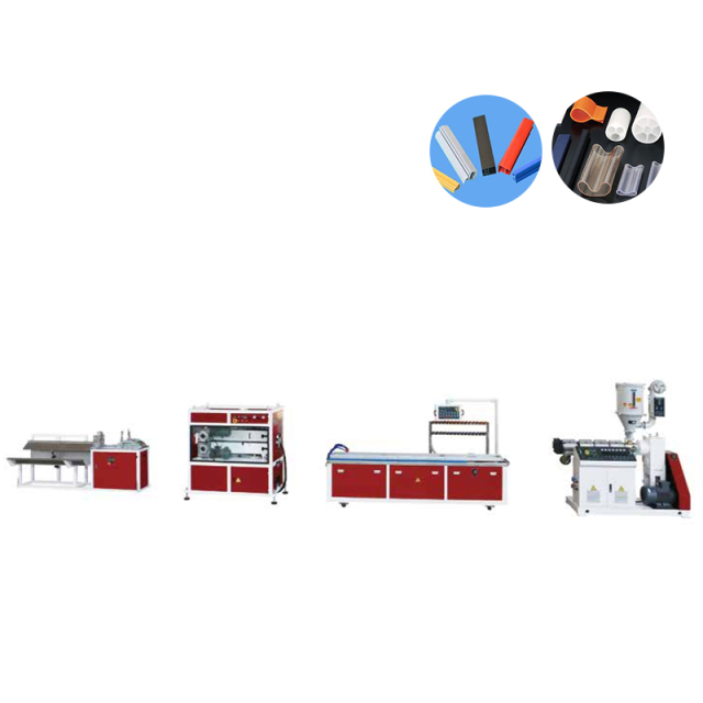 JWELL PVC PP PE PC ABS Small Profile Extrusion Line