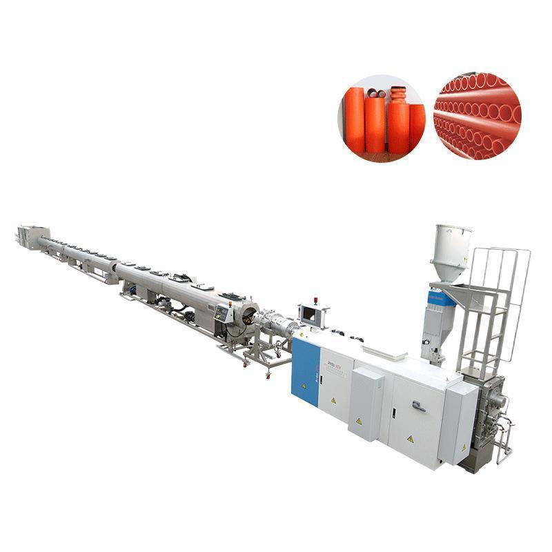 PP Chemical Usage Pipe and MPP Electrical Wire Protection Pipe Extrusion Line