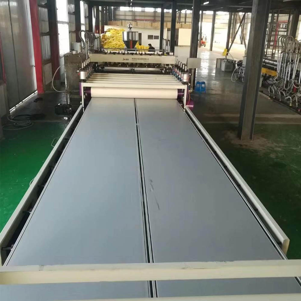 PP Hollow Building Template Board One Mold Double Out Extrusion Line