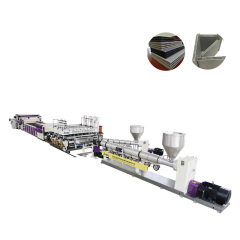 PP Hollow Building Template Board One Mold Double Out Extrusion Line
