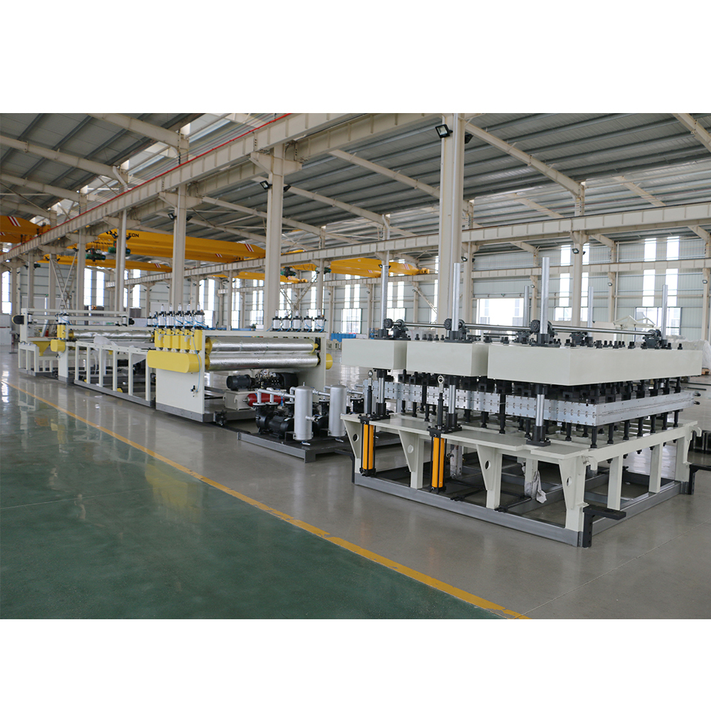 PP Hollow Building Template Board One Mold Double Out Extrusion Line