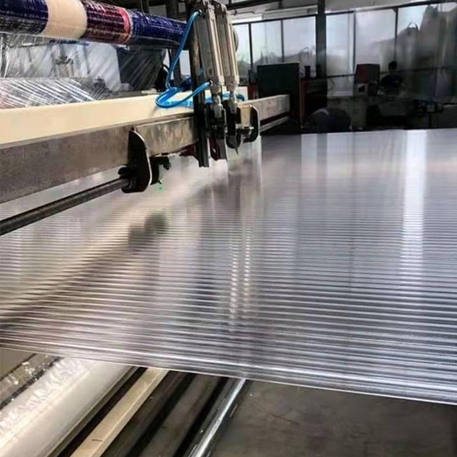 PC PP PE Plastic Hollow Cross Section Extrusion Line