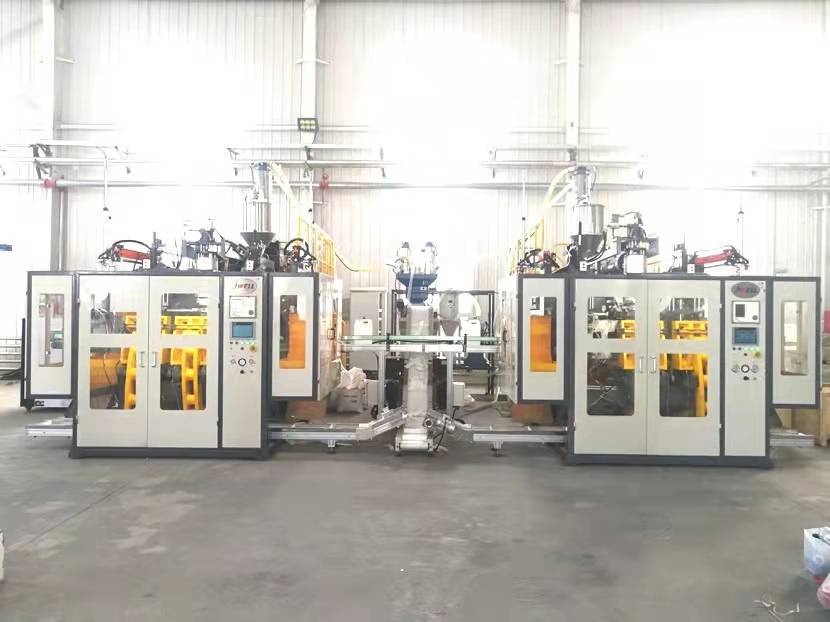 12ltr Single Die Head Double Station Blow Molding Machine for Bottles and Barrels