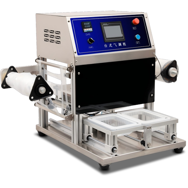 DQ260T-E Tabletop MAP Packaging Machine Modified Atmosphere Sealer
