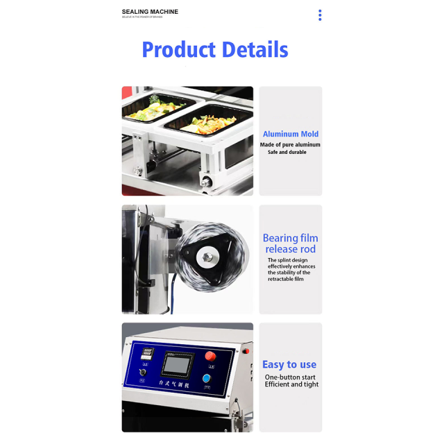 DQ370T-E Tabletop MAP Packaging Machine Modified Atmosphere Sealer