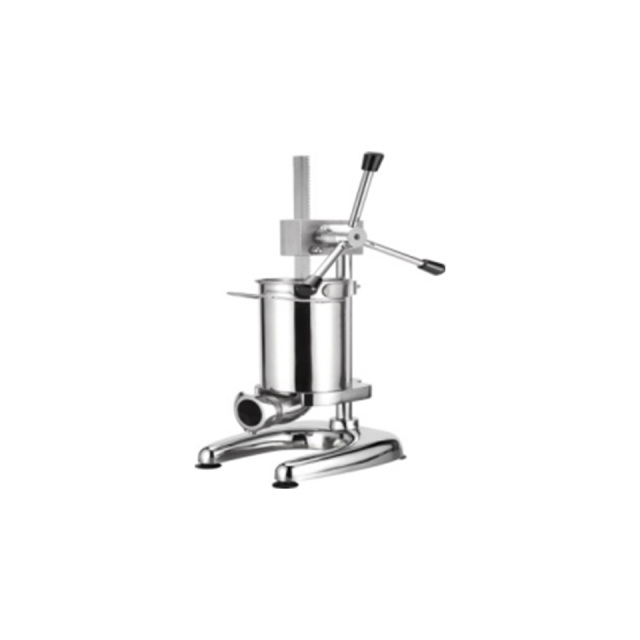 Manual Sausage Filler Compact Stainless Steel 4 Interchangeable Nozzles