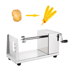 Manual Spiral Potato Cutter Stainless Steel Durable and Easy to Clean