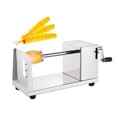 Manual Spiral Potato Cutter Stainless Steel Durable and Easy to Clean