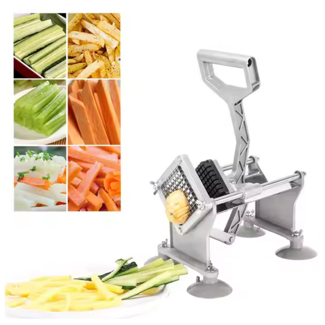 Manual French Fry Cutter Easy to Use for Home and Restaurant